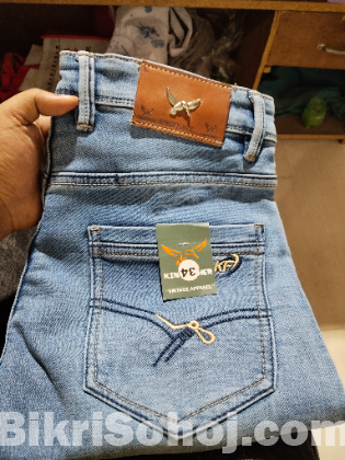 Kingfisher Premium Vintage Denim Jeans (Export Quality)